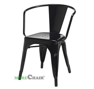  Ghế Tolix có tay  màu đen